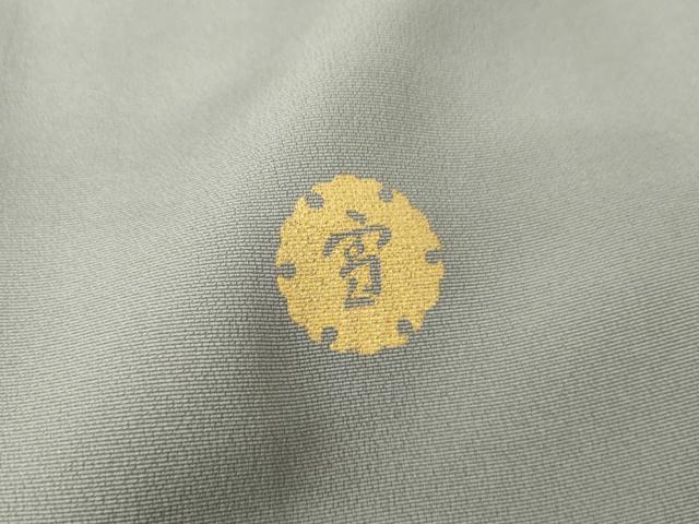 平和屋着物●ジャパンオートクチュール　渡辺雪三郎　訪問着　唐草文　金彩　正絹　逸品　AABE8647cs