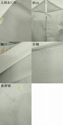 平和屋着物●上質な小紋　月　ゑり善扱い　正絹　逸品　AABE8654cs 平和屋着物○上質な小紋 月 ゑり善扱い 正絹 逸品 AABE8654cs