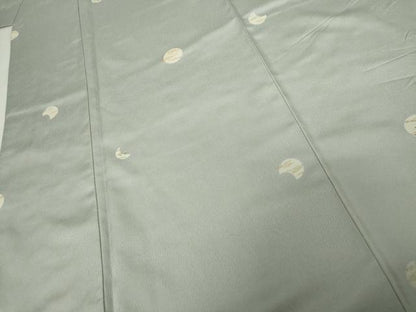 平和屋着物●上質な小紋　月　ゑり善扱い　正絹　逸品　AABE8654cs