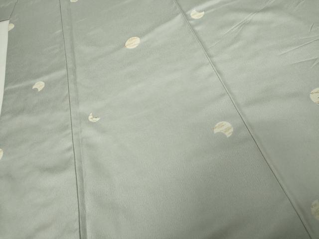 平和屋着物●上質な小紋　月　ゑり善扱い　正絹　逸品　AABE8654cs