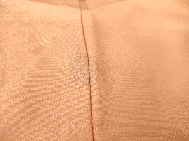 平和屋着物●上質な色無地　吉祥草花地紋　虹色　正絹　逸品　AABE8660cs