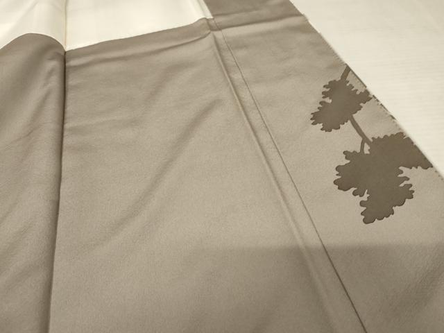 平和屋着物○訪問着 作家物 美津子 樹林シルエット 正絹 逸品 AABE8661cs