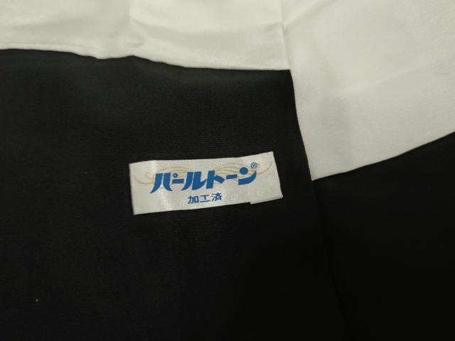 平和屋着物●重要無形文化財　人間国宝　中村勇二郎　江戸小紋　川端柄　黒地　正絹　逸品　未使用　AABE8670cs