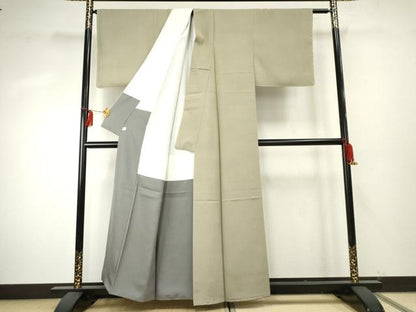 平和屋着物●上質な小紋　霞文　暈し染め　鈴乃屋扱い　正絹　逸品　未使用　AABE8674cs