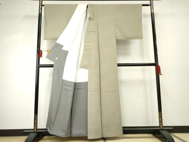 平和屋着物●上質な小紋　霞文　暈し染め　鈴乃屋扱い　正絹　逸品　未使用　AABE8674cs