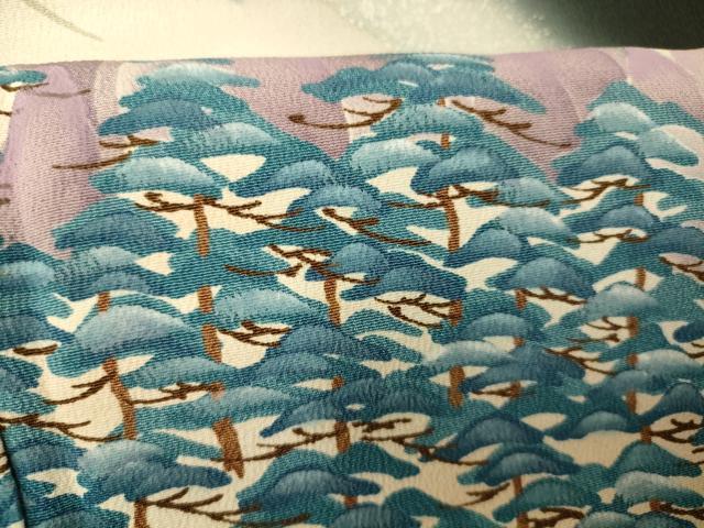 平和屋着物■豪華黒留袖　作家物　風景文　暈し染め　正絹　逸品　AABE8686fw