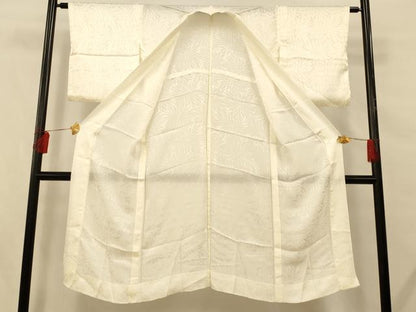 平和屋着物■長襦袢 無双仕立て 乱菊地紋 正絹 逸品 AABE8695fw