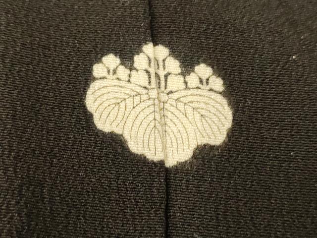 平和屋着物■豪華黒留袖　刺繍　青海波花文　金彩　銀糸　正絹　逸品　AABE8802fw