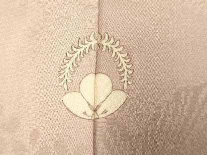 平和屋着物■訪問着　雲取り芝花文　暈し染め　正絹　逸品　AABE8837fw
