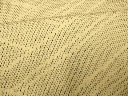 平和屋着物●白鷹お召 幾何学文様 正絹 逸品 AABE8856fw
