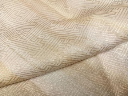 平和屋着物●長襦袢　無双仕立て　紗綾形地紋　暈し染め　正絹　逸品　未使用　AABE8887ph