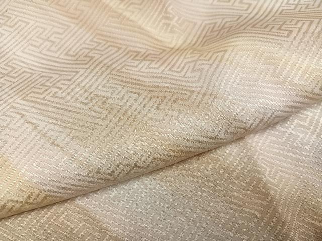 平和屋着物●長襦袢　無双仕立て　紗綾形地紋　暈し染め　正絹　逸品　未使用　AABE8887ph
