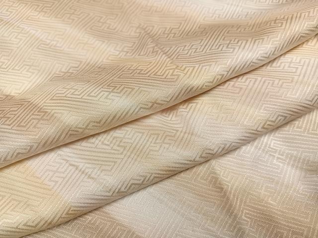 平和屋着物●長襦袢　無双仕立て　紗綾形地紋　暈し染め　正絹　逸品　未使用　AABE8887ph