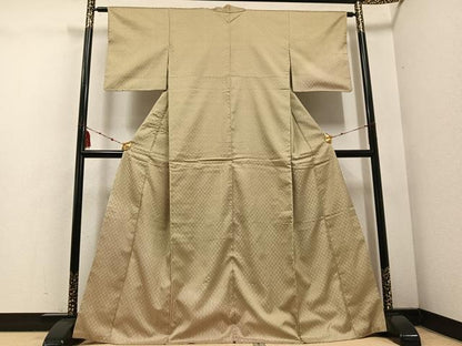平和屋着物●訪問着　お召地　花織　正絹　逸品　AABE8895ph