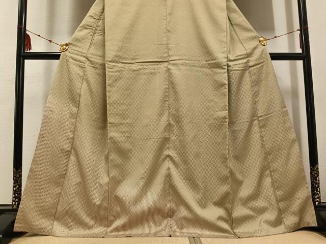平和屋着物●訪問着　お召地　花織　正絹　逸品　AABE8895ph