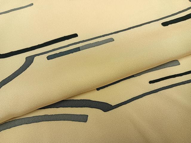 平和屋着物●上質な小紋　ろうけつ染め　幾何学文様　正絹　逸品　AABE8903ph 平和屋着物○上質な小紋 ろうけつ染め 幾何学文様 正絹 逸品 AABE8903ph