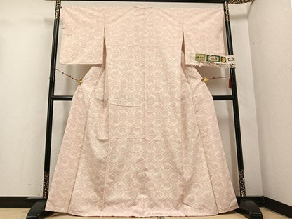 平和屋着物●塩沢紬　有栖川文様　反端付き　正絹　逸品　AABE8912ph
