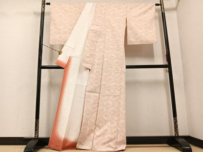 平和屋着物●塩沢紬　有栖川文様　反端付き　正絹　逸品　AABE8912ph