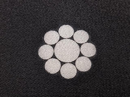 平和屋着物●創業460年・千總　黒留袖　草花吉祥文　正絹　逸品　AABE8913ph