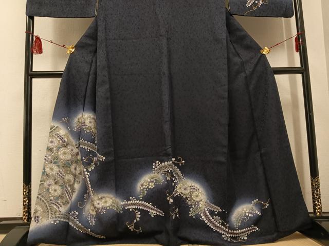 平和屋着物●訪問着 辻が花 暈し染め 金彩 正絹 逸品 AABE8916ph