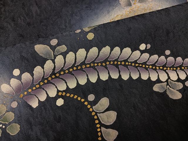 平和屋着物●訪問着 辻が花 暈し染め 金彩 正絹 逸品 AABE8916ph