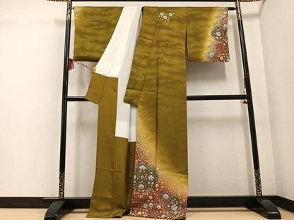 平和屋着物●訪問着　作家物　泰常　辻が花　暈し染め　正絹　逸品　AABE8919ph