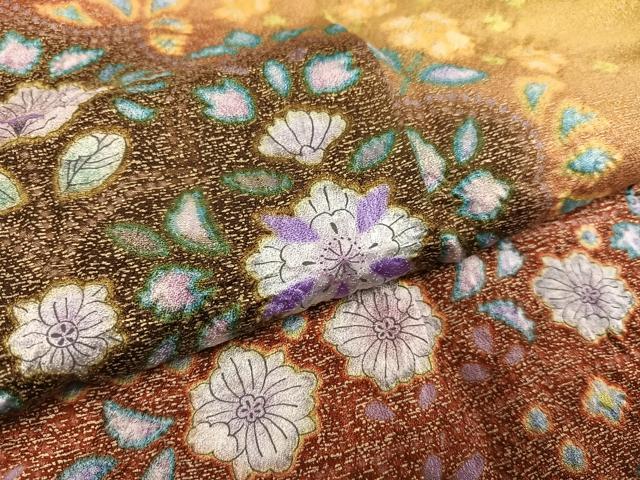 平和屋着物●訪問着　作家物　泰常　辻が花　暈し染め　正絹　逸品　AABE8919ph