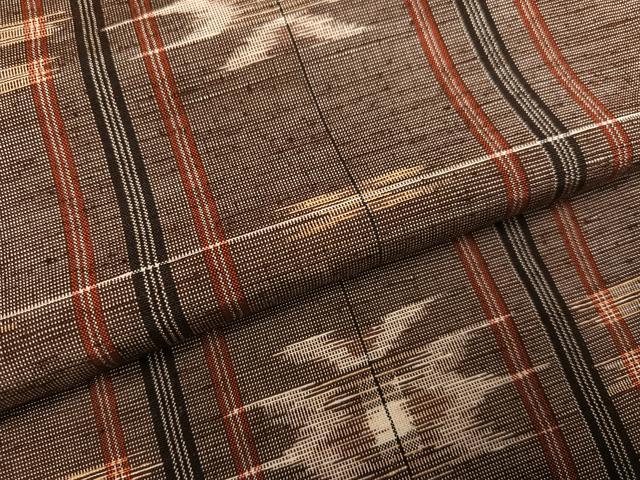 平和屋着物●上質な紬　花間道　正絹　逸品　AABE8938ph