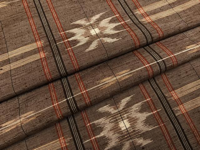 平和屋着物●上質な紬　花間道　正絹　逸品　AABE8938ph