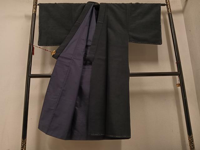 平和屋着物●男性　紬　アンサンブル　色無地　羊羹色　正絹　逸品　未使用　AABE8942ph 平和屋着物○男性 紬 アンサンブル 色無地 羊羹色 正絹 逸品 未使用