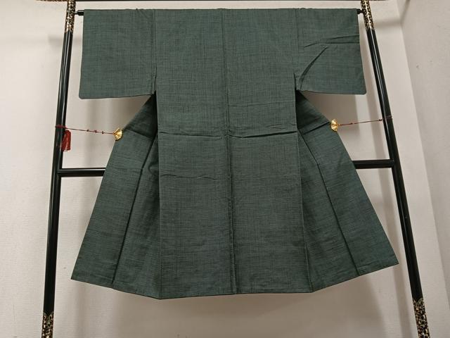 平和屋着物●男性　本場大島紬　アンサンブル　100亀甲　総詰め　正絹　逸品　AABE8951ph