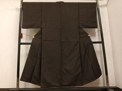 平和屋着物●男性　お召　正絹　逸品　AABE8953ph
