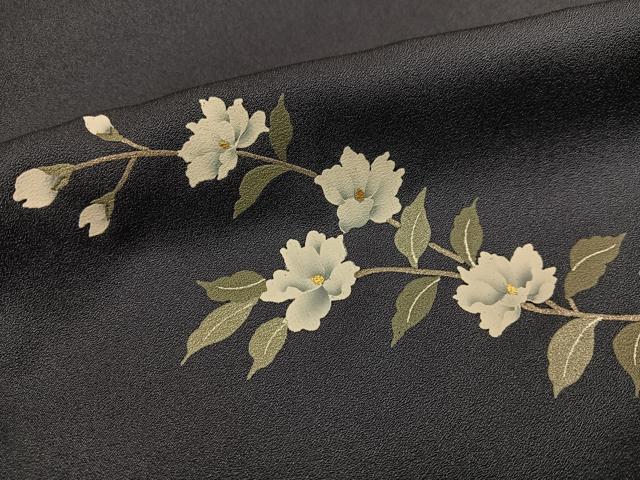 平和屋着物●訪問着　手描き　童子花文　暈し染め　金銀彩　正絹　逸品　未使用　AABE8959ph 平和屋着物○訪問着 手描き 童子花文 暈し染め 金銀彩 正絹