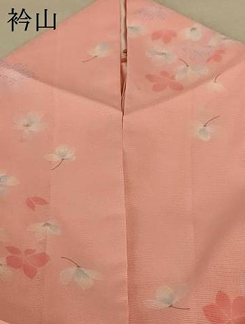 平和屋着物＊夏物 小紋 絽 舞花文 洗える着物 AABE8962jd