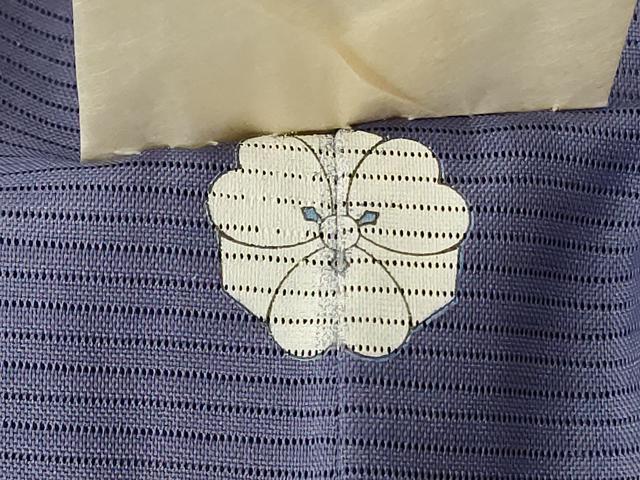 平和屋着物＊夏物　色無地　絽　藤鼠色　洗える着物　未使用　AABE8969jd