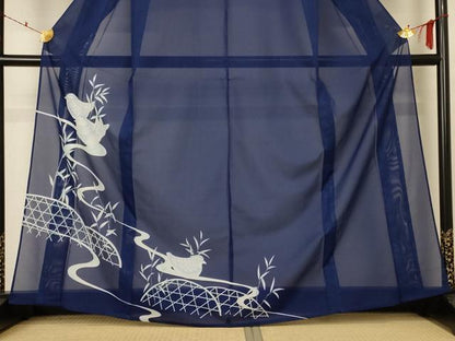 平和屋着物＊夏物　訪問着　絽　鴛鴦文　正絹　逸品　未使用　AABE8979jd
