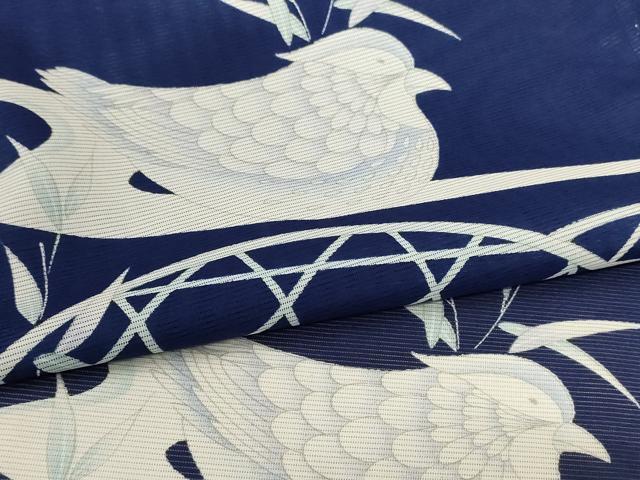 平和屋着物＊夏物　訪問着　絽　鴛鴦文　正絹　逸品　未使用　AABE8979jd