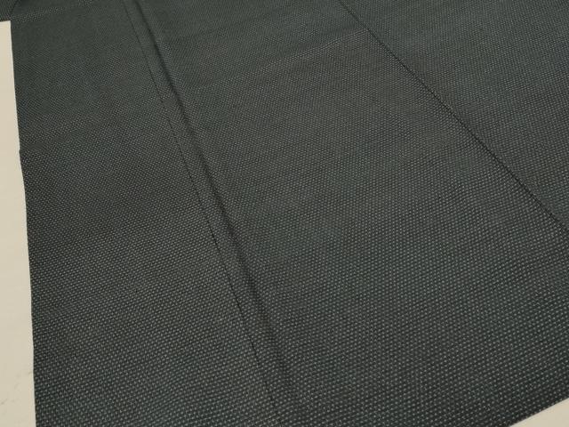 平和屋着物＊夏物　男性　本塩沢　夏塩沢　蚊絣　正絹　逸品　AABE8988jd