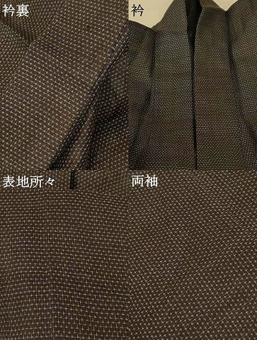 平和屋着物＊夏物 男性 石川県指定無形文化財 能登上布 本麻手織上布 絣柄 麻 逸品 AABE8989jd