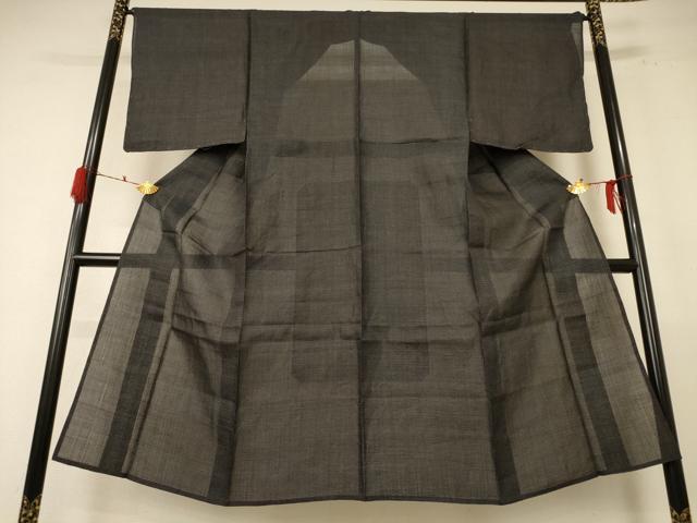 平和屋着物＊夏物 男性 石川県指定無形文化財 能登上布 本麻手織上布 絣柄 麻 逸品 AABE8989jd