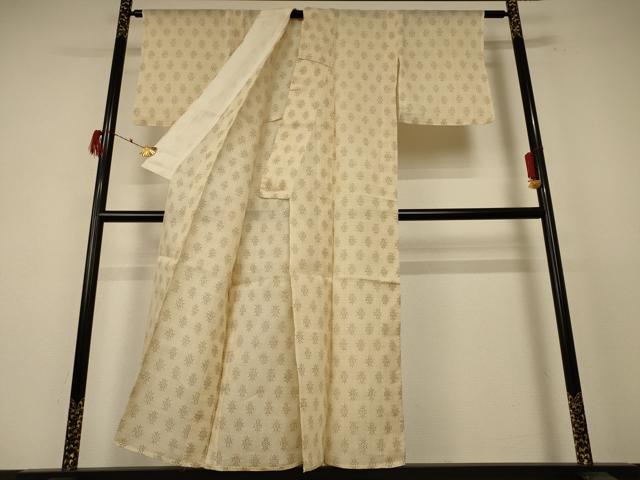 平和屋着物＊夏物 沖縄県無形文化財指定 本場八重山上布 亀甲