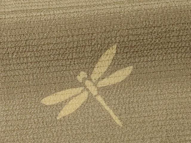 平和屋着物＊夏物 小紋 絽縮緬 勝虫 正絹 逸品 AABE9001jd
