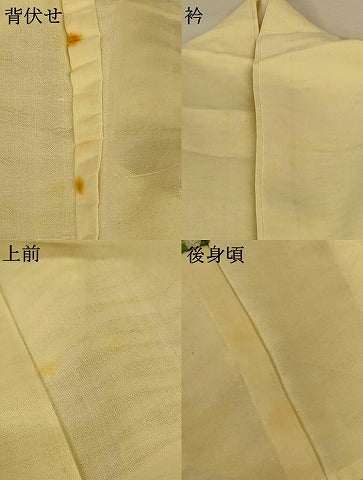 平和屋着物＊夏物 訪問着 色紙草花文 正絹 逸品 AABE9004jd
