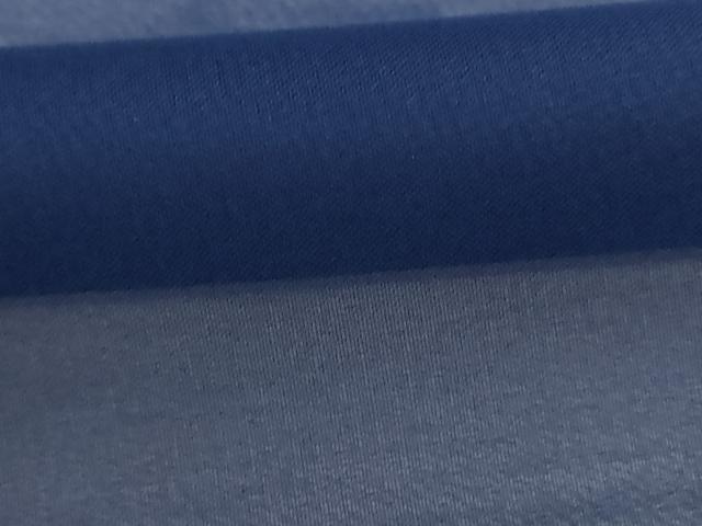 平和屋着物＊夏物 色無地 紗 留紺色 正絹 逸品 AABE9017jd