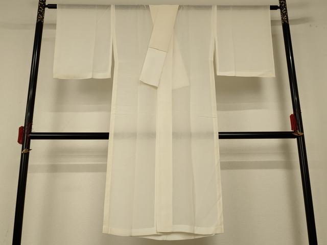 平和屋着物＊夏物 長襦袢 絽 鳥の子色 正絹 逸品 AABE9028jd
