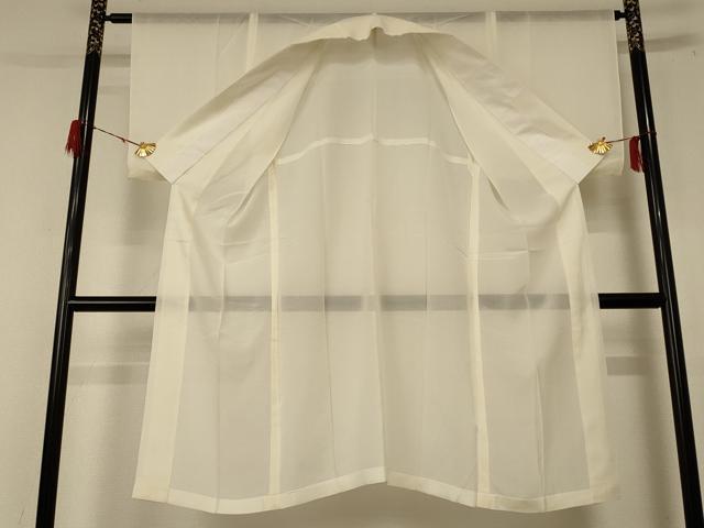 平和屋着物＊夏物 長襦袢 絽 鳥の子色 正絹 逸品 AABE9028jd
