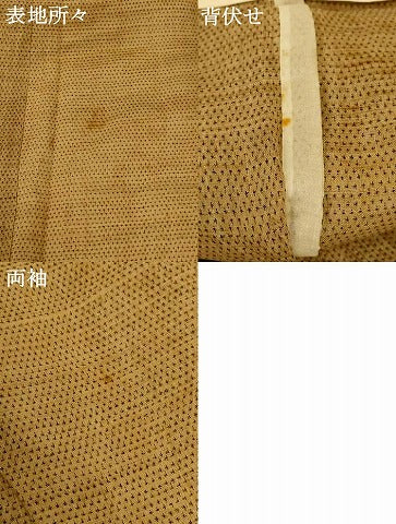 平和屋着物＊夏物 男性 上布 蚊絣 麻 逸品 AABE9029jd