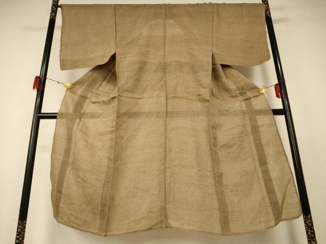 平和屋着物＊夏物 男性 上布 蚊絣 麻 逸品 AABE9029jd