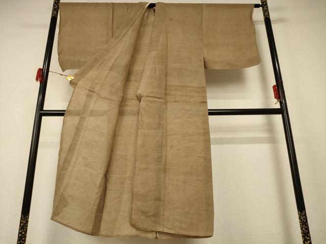 平和屋着物＊夏物 男性 上布 蚊絣 麻 逸品 AABE9029jd