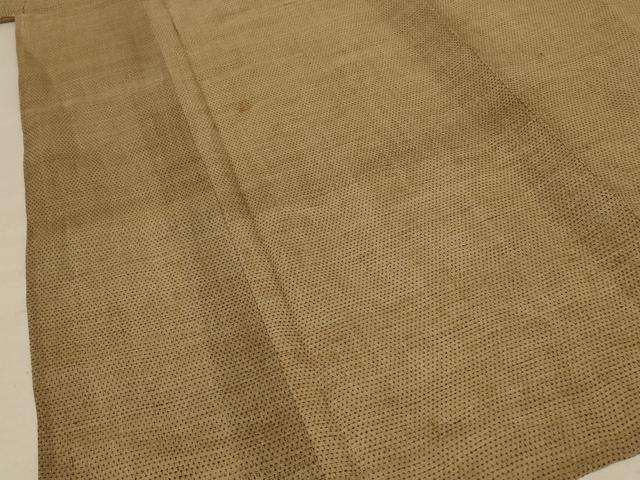 平和屋着物＊夏物 男性 上布 蚊絣 麻 逸品 AABE9029jd
